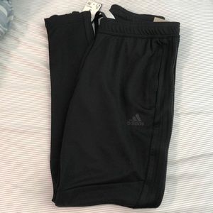Brand New Adidas tapered fit pants sz S in black